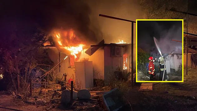 Fethiye'de Müstakil Evde Çıkan Yangın Söndürüldü