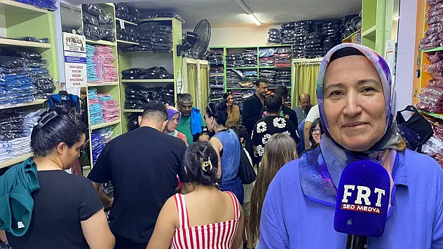 Fethiye'de okul alışverişi hızlandı: Öğretmen önlüğü ve okul kıyafeti yoğunluğu