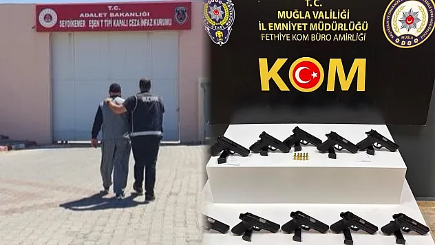 Fethiye'de ruhsatsız silah operasyonu
