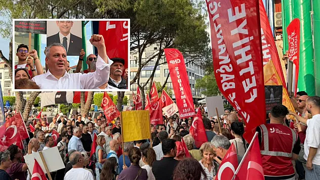 Fethiye'de 'Sandık İradesi' Yürüyüşü Mitinge dönüştü