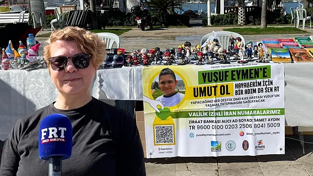 Fethiye'de Sevgililer Günü'nde 'Yusuf Eymen'e Umut Ol' etkinliği düzenlendi