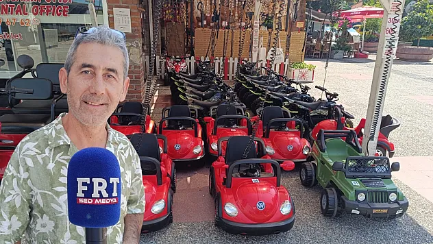 Fethiye'de tatilcilerin elektrikli araç keyfi