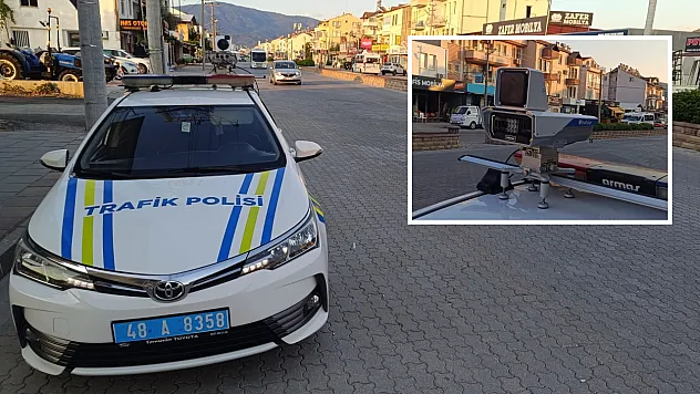 Fethiye'de Trafik Ekiplerinden Hız Denetimi