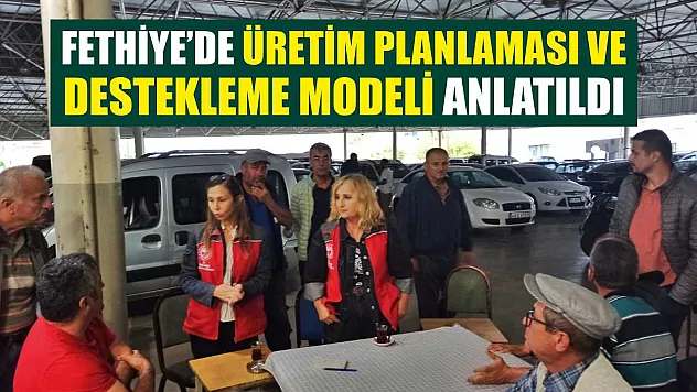 Fethiye'de Üretim Planlaması ve Destekleme Modeli Anlatıldı