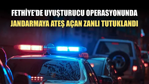 Fethiye'de uyuşturucu operasyonunda jandarmaya ateş açan zanlı tutuklandı