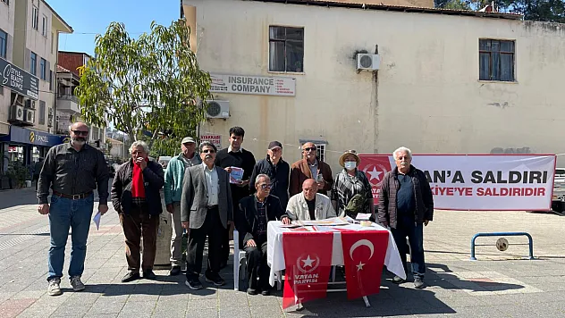 Fethiye'de Vatan Partisi'nden İran'a destek açıklaması