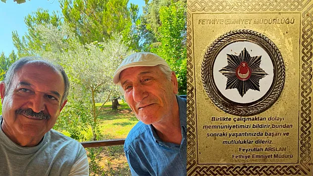 Fethiye'de Vefa: Feyzullah Arslan, 24 Yıl Önce Birlikte Çalıştığı Nihat Süel ile Buluştu