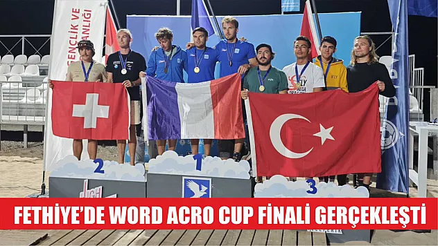Fethiye'de Word Acro Cup finali gerçekleşti