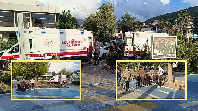 Fethiye'de bisiklet yolunda kaza: 2 kişi hastaneye kaldırıldı