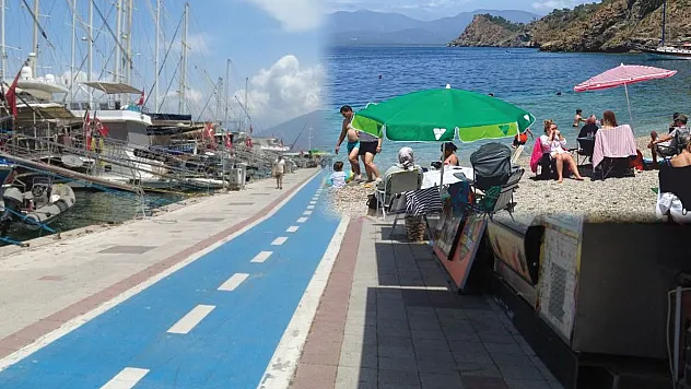 Fethiye'de Yazdan Kalma Gün: Meydanlar Boşaldı, Sahiller Doldu