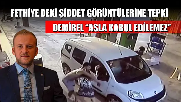 Fethiye deki Şiddet Görüntülerine Tepki: Demirel 'Asla Kabul Edilemez'