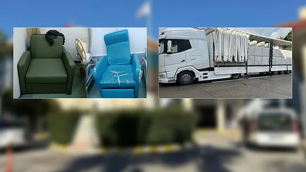 Fethiye Devlet Hastanesi'nde refakatçi koltukları yenilendi
