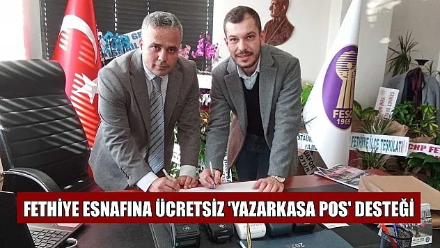 Fethiye esnafına ücretsiz 'Yazarkasa POS' desteği