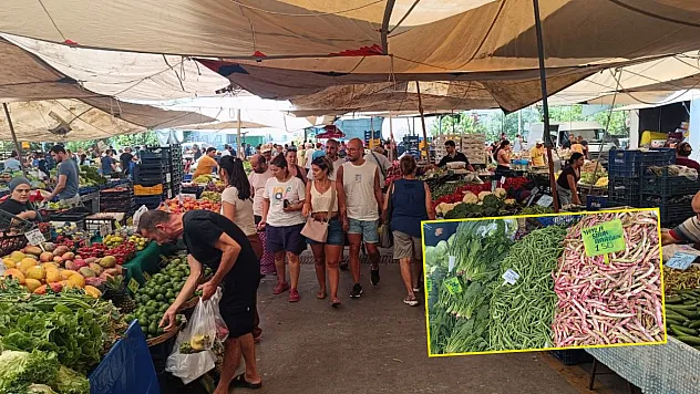 Fethiye Foça Pazarı'nda Güncel Fiyatlar: Karpuz 20, Bamya 250 Lira