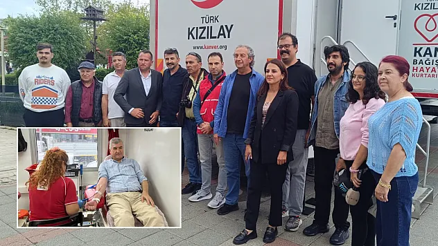 Fethiye Gazeteciler Derneği ve Türk Kızılayından kan bağışı kampanyası