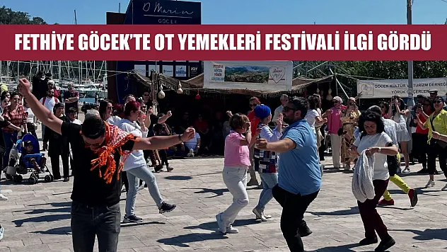 Fethiye Göcek'te Ot Yemekleri Festivali ilgi gördü