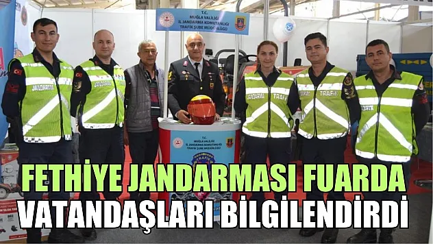 Fethiye Jandarması Fuarda Vatandaşları Bilgilendirdi