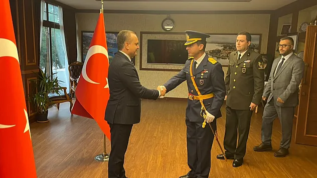 Fethiye Kaymakamı Akkaya, Cumhuriyet Bayramı tebriklerini kabul etti