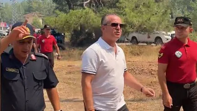 Fethiye Kaymakamı Fatih Akkaya yeniden yangın bölgesinde