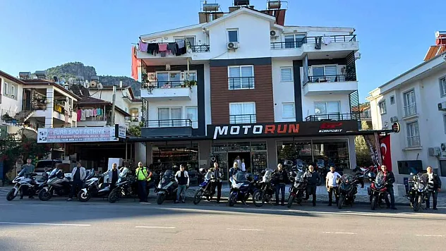 Fethiye Motorun ve Voyn Motosiklet Kulübü Çökertme yolunda