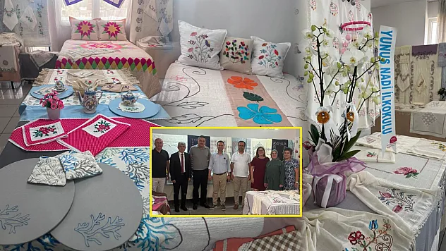 Fethiye Patlangıç'ta el emeği göz nuru eserler görücüye çıktı