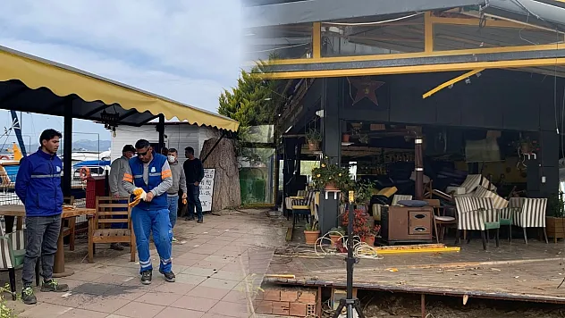 Fethiye sahilinde kaçak yapılara müdahale sürüyor: 2. etapta yıkım süreci başladı