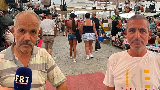 Fethiye Salı Pazarı esnafı turizm sezonunu ve turist yoğunluğunu değerlendirdi