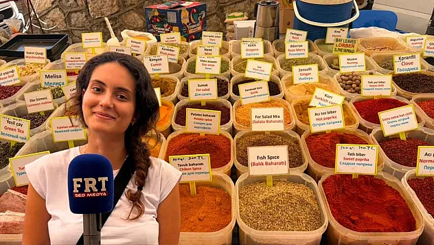 Fethiye Salı Pazarı'nın baharat tezgahında 20 yıllık emek