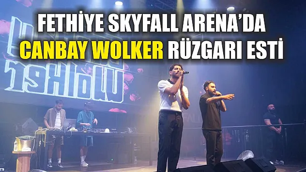 Fethiye Skyfall Arena'da Canbay Wolker rüzgarı esti