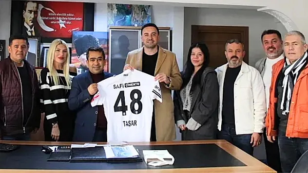Fethiye Şoförler ve Otomobilciler Odası Başkanı Taşar'a Torunoğulları'ndan hayırlı olsun ziyareti