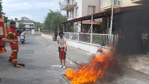 Fethiye Sosyal Hizmet Merkezi'nde Yangına Karşı Tam Teyakkuz