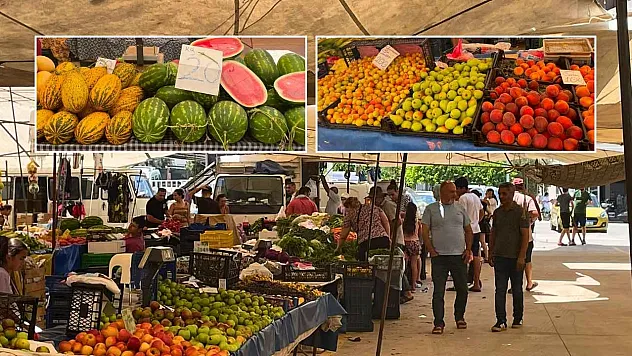 Fethiye Taşyaka Semt Pazarı'nda vatandaşın gözü fiyat etiketlerindeydi