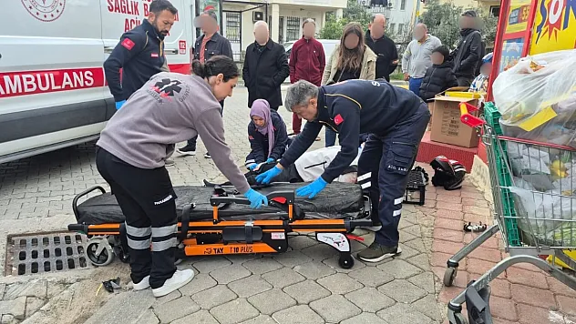 Fethiye Tuzla Mahallesi'nde motosiklet kazası: Sürücü hafif yaralı