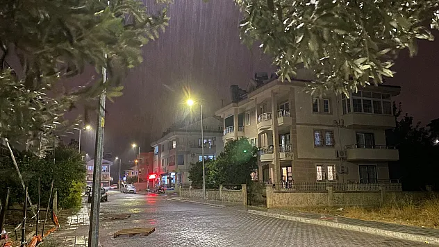 Fethiye yağmura teslim oldu