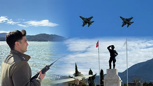 Fethiye'ye adını veren Şehit Fethi Bey'in 112. yılına özel deneme uçuşu