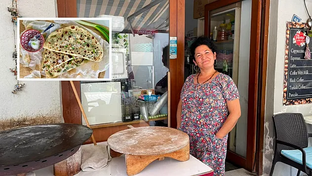 Fethiye Yeşilüzümlü'nün yöresel lezzeti: Kuzu göbekli gözleme