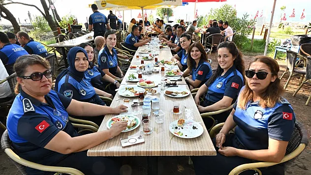Fethiye zabıtası Zabıta Haftası'nda Akmaz'da buluştu