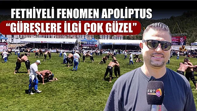 Fethiyeli fenomen Apoliptus, 'Güreşlere ilgi çok güzel'
