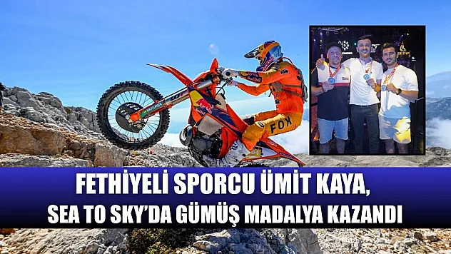 Fethiyeli sporcu Ümit Kaya, Sea To Sky'da gümüş madalya kazandı