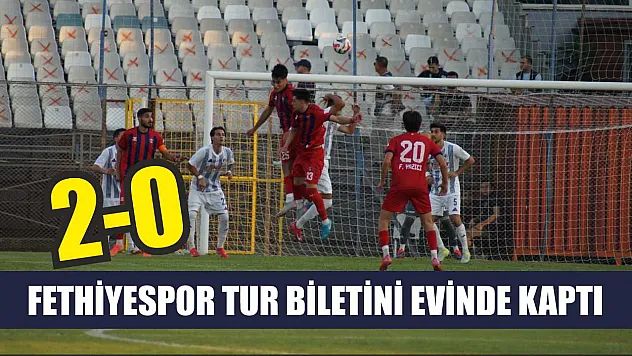 Fethiyespor tur biletini evinde kaptı: 2-0