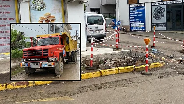 Freni boşalan kamyon dehşet saçtı: Yaşlı adam hayatını kaybetti
