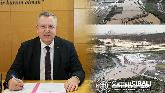 FTSO Başkanı Çıralı'dan Seydikemer'e geçmiş olsun mesajı