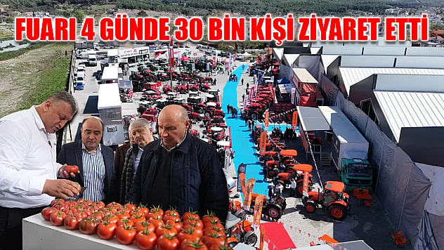 Fuarı 4 Günde 30 Bin Kişi Ziyaret Etti