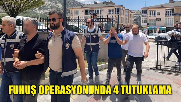 Fuhuş operasyonunda 4 tutuklama