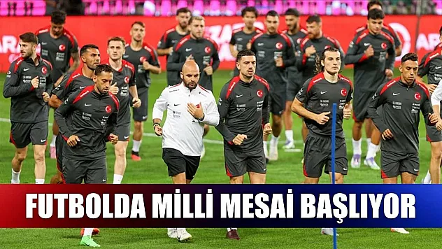 Futbolda milli mesai başlıyor