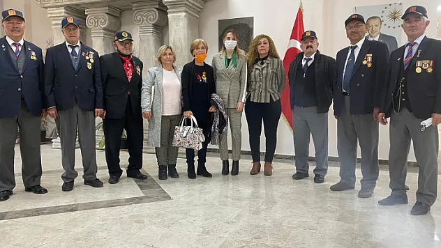 Gaziler Derneğinden Seydikemer Kaymakamı'na ziyaret