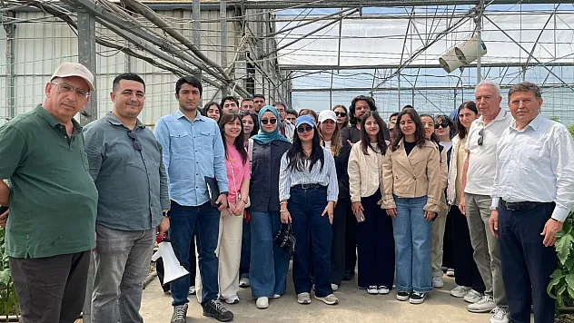 Geleceğin ziraatçıları Fethiye'de sahada eğitim aldı, modern seracılığı yerinde öğrendi