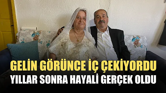 Gelin görünce iç çekiyordu, yıllar sonra hayali gerçek oldu