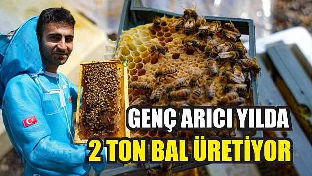 Genç Arıcı Yılda 2 Ton Bal Üretiyor