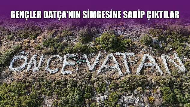 Gençler Datça'nın simgesine sahip çıktılar